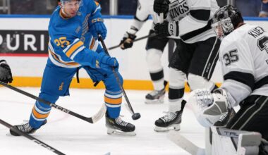 Blues forward Jordan Kyrou a healthy scratch against Sabres for the 1st time in his career | National Sports