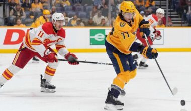 Bunting nets three points as Predators pounce on Flames 4-2