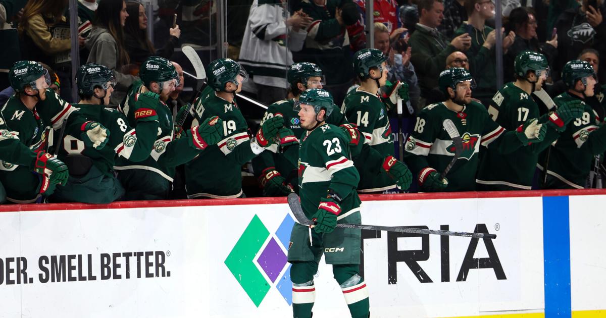 Wild stop 5-game losing streak with 5-2 win over Canucks for 1st regulation home win in 7 tries | Sports