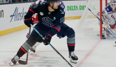 Seattle Kraken debut new glow-in-the-dark alternate jerseys | Kraken