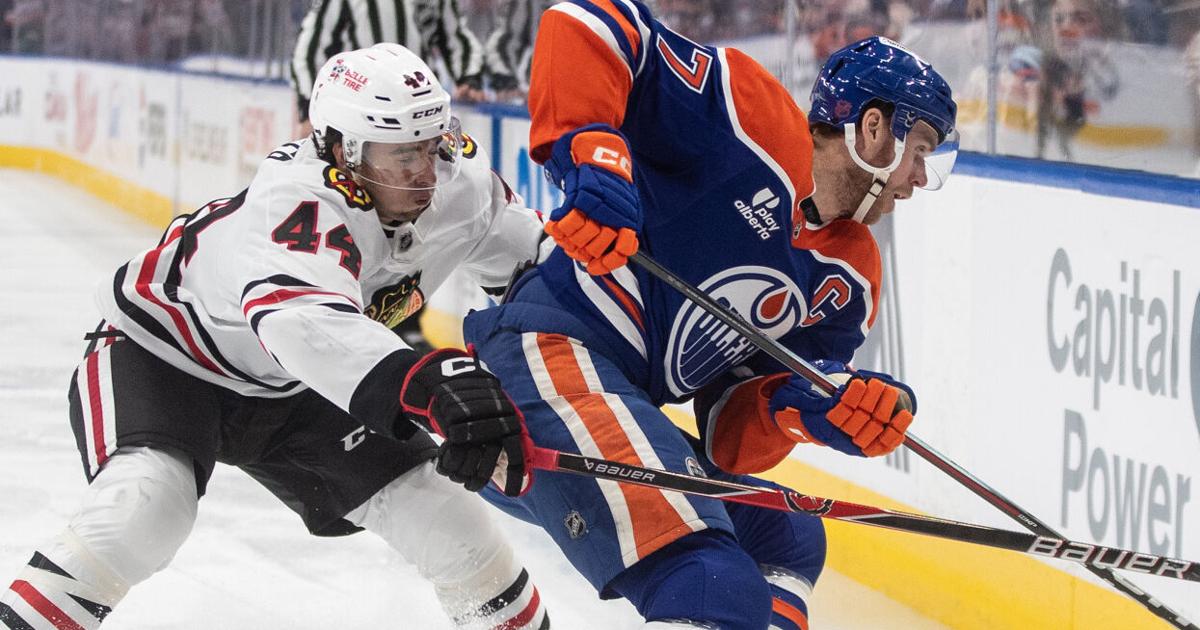 Bouchard scores in OT to give Oilers win against Blackhawks | NHL