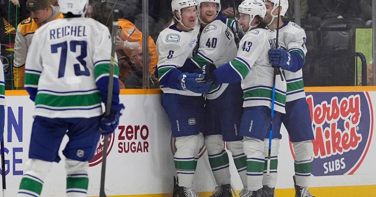 Boeser scores twice, including in OT, to lead Canucks over Predators 5-4 | National Sports