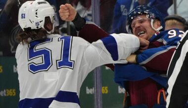 Olofsson, Wedgewood lead Avalanche past Lightning 3-2 in rematch of 2022 final |