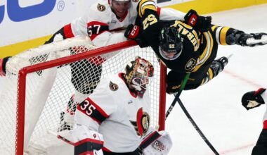 Bruins score with 6 seconds left in OT to beat Senators 3-2 and earn fifth straight victory | National