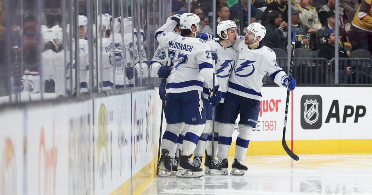 Kucherov scores twice in third period as Lightning beat Golden Knights 6-3 | Sports