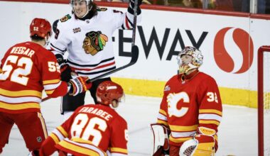 Bedard has a goal and 3 assists, Knight gets 6th career shutout as Blackhawks beat Flames 4-0 | National Sports