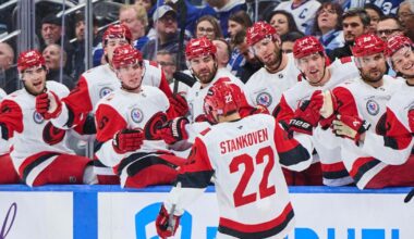 Hall, Stankoven score in 3rd period to rally Hurricanes to 5-4 win over Maple Leafs |