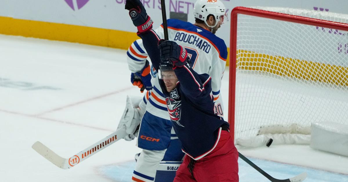 Olivier scores 2 goals to help lift Blue Jackets past Oilers 5–4 |