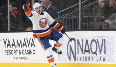 Pageau scores short-handed goal in OT as Islanders beat Golden Knights 4-3 |