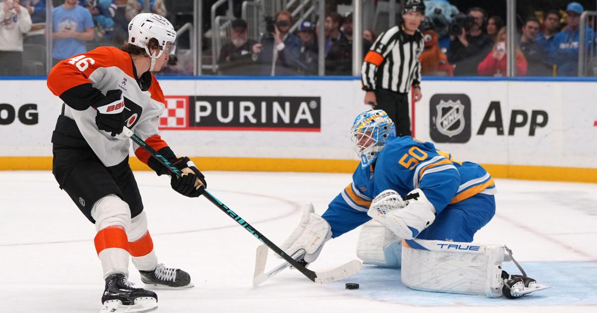 Zegras has 2 goals and assist, gets winner in shootout as Flyers beat Blues 6-5 | Sports