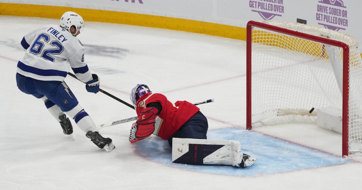 Jack Finley scores 1st NHL goal to help the Lightning beat the Panthers 3-1 | National Sports