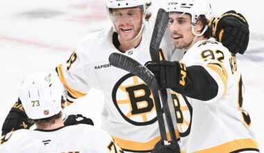 Bruins’ Charlie McAvoy hit in the mouth by a slap shot, exits game against Canadiens | Associated Press