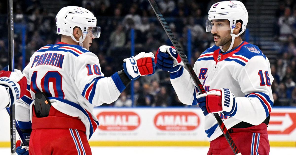 Rangers beat Blue Jackets 2-1 in shootout for NHL-leading 9th road win |