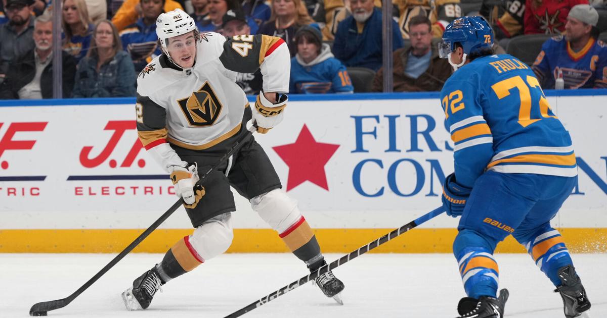 Bowman scores his first NHL goal, sparks Golden Knights to 4-1 win over Blues | National Sports