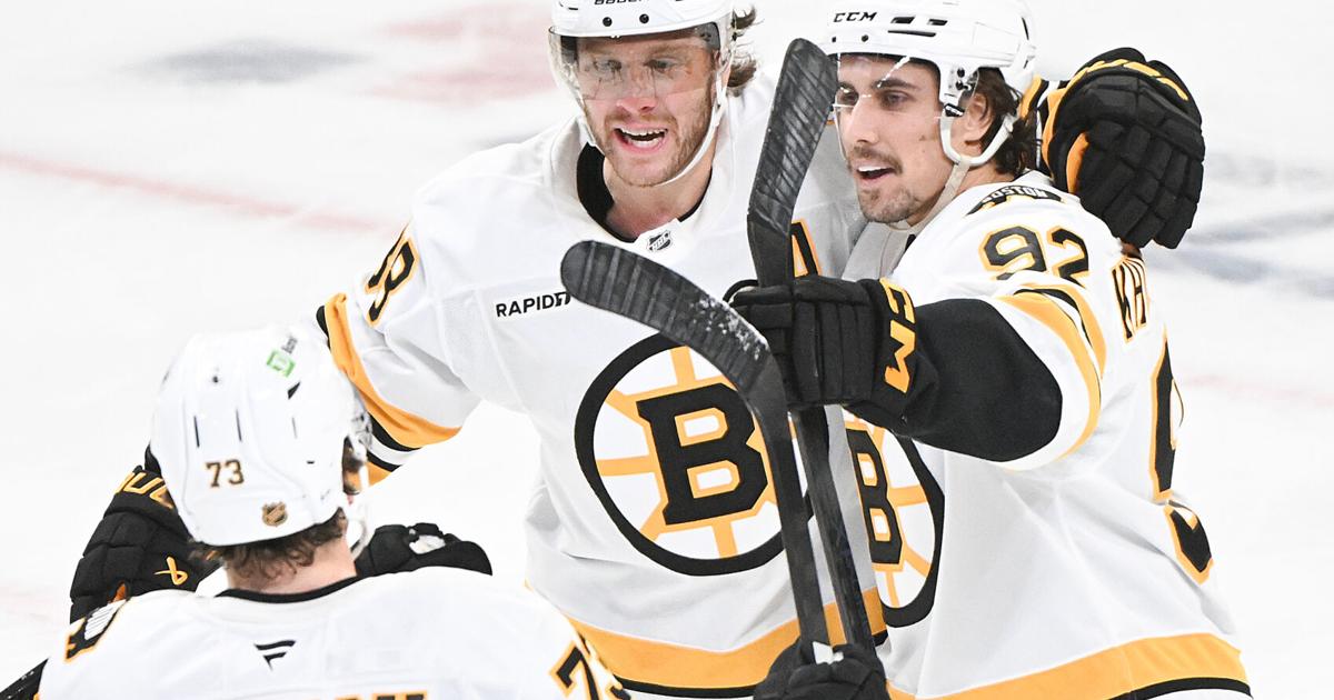 Bruins’ Charlie McAvoy hit in the mouth by a slap shot, exits game against Canadiens | National