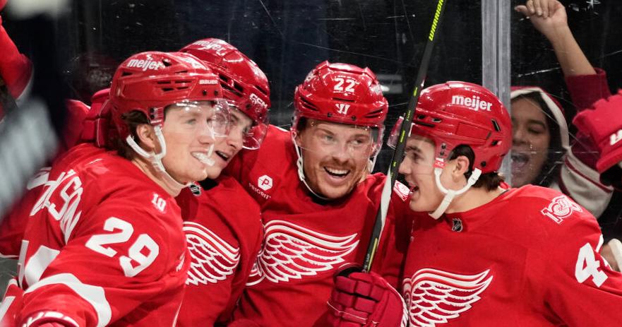 Red Wings rookie Danielson spraks win over Kraken | NHL