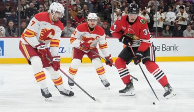 Connor Bedard scores 3 times as the Blackhawks beat the Flames 5-2 | Sports