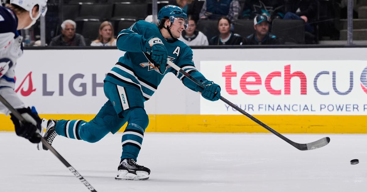 Macklin Celebrini joins Gretzky, Crosby with hat trick in Sharks' overtime win | National Sports