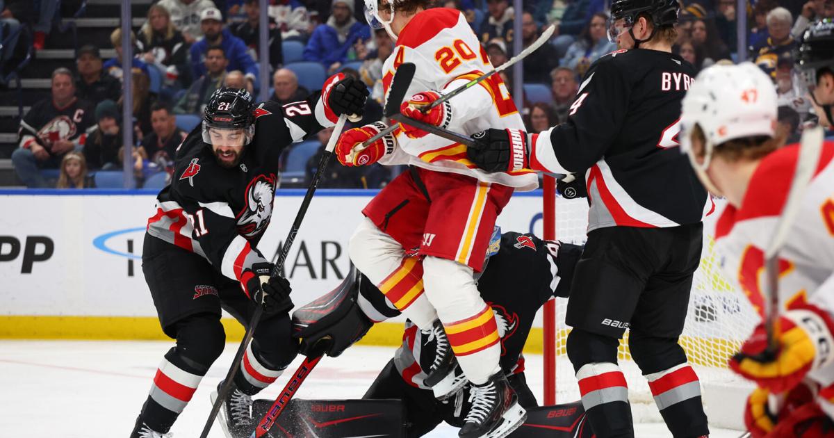 Morgan Frost breaks 3rd-period tie, NHL-worst Flames beat Sabres 6-2 | National