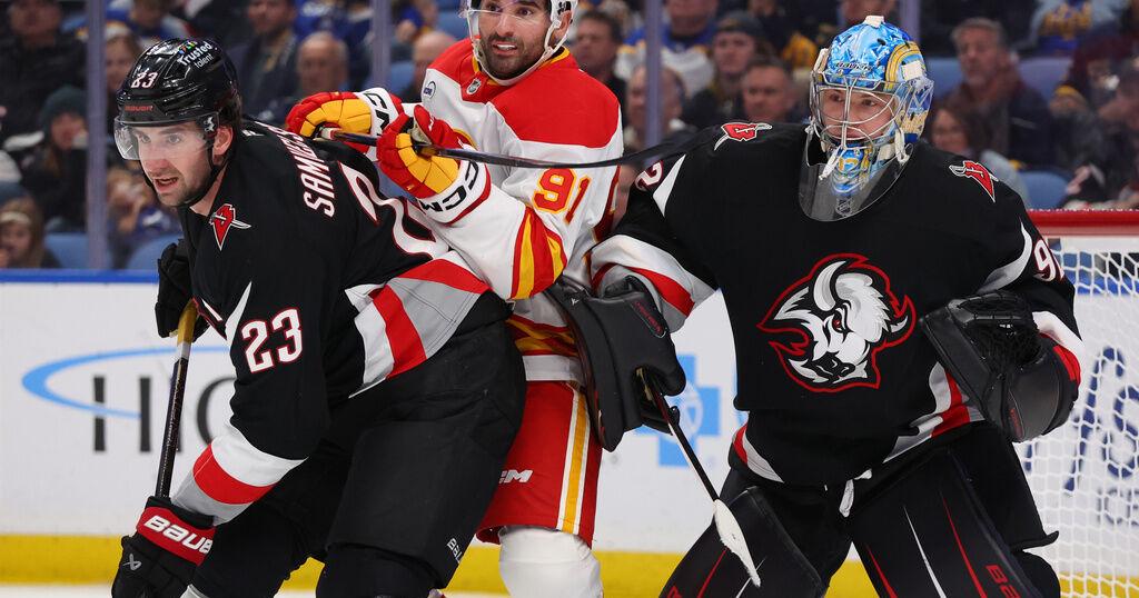 NHL-worst Flames score four in third to beat Sabres 6-2 | Sports