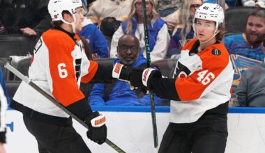 Sanheim scores in OT to rally Flyers past Blues 3-2 | Sports