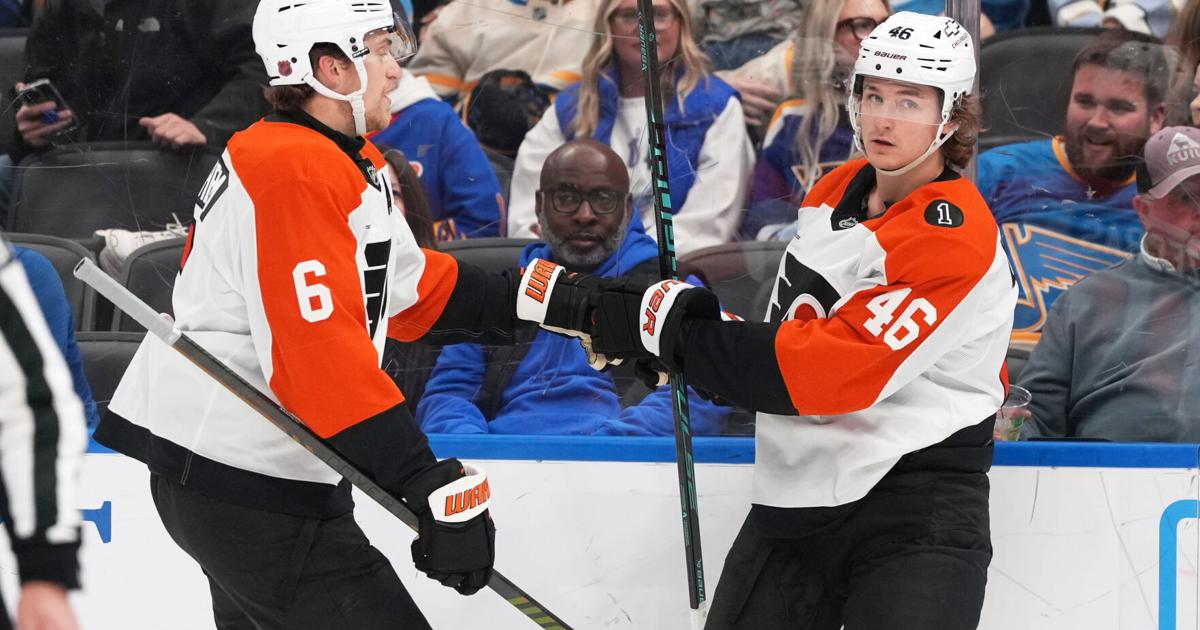 Sanheim scores in OT to rally Flyers past Blues 3-2 | Sports