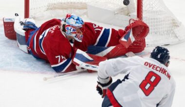 Ovechkin has 3 goals and an assist in Capitals' win to move into 10th place on NHL points list | National Sports