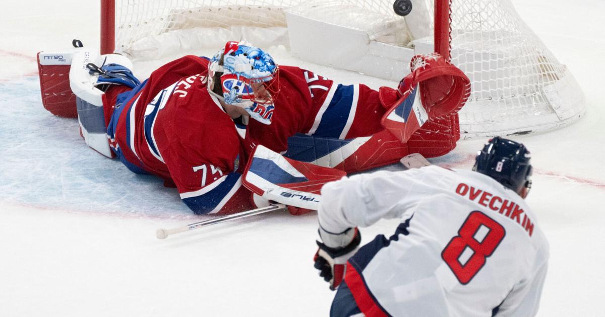 Ovechkin has 3 goals and an assist in Capitals' win to move into 10th place on NHL points list | National Sports