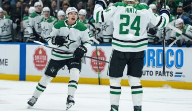 Stars rebound from loss to beat Canucks 4-2 for 6th win in 7 games | Sports