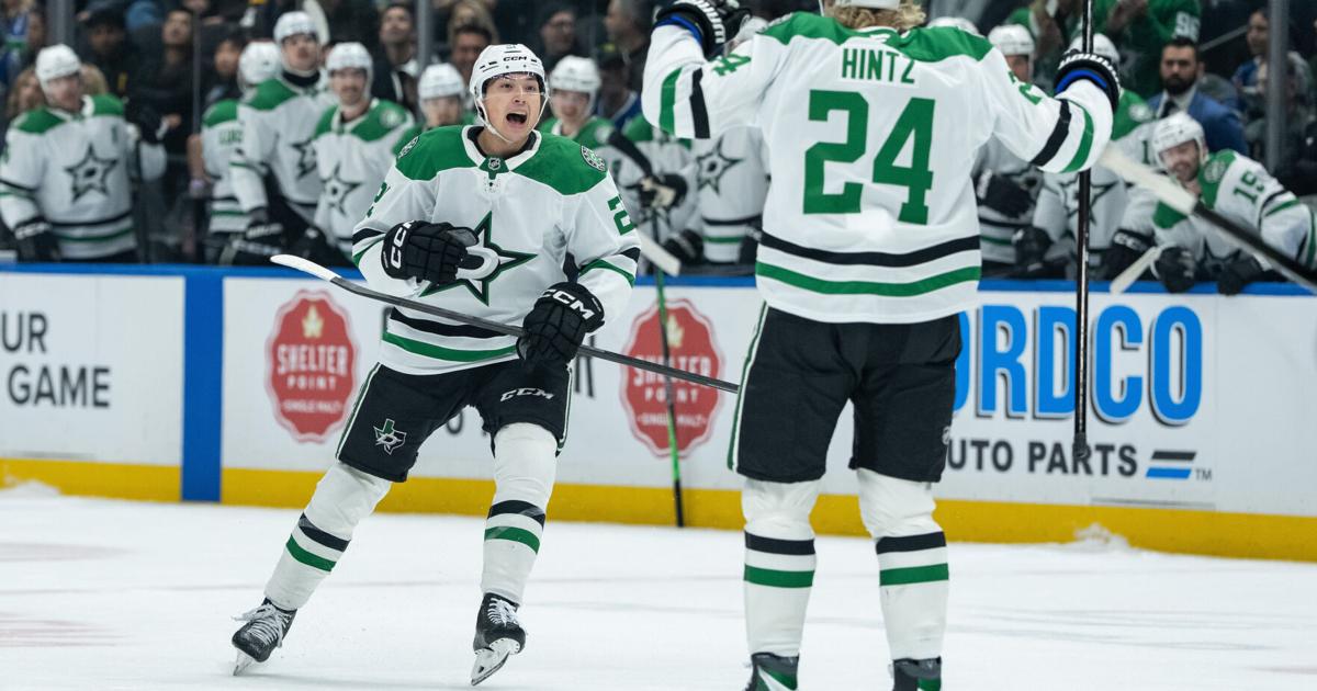 Stars rebound from loss to beat Canucks 4-2 for 6th win in 7 games | Sports