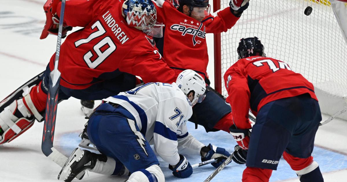 Hagel scores twice as Lightning hold on to top Capitals 5-3 | National Sports
