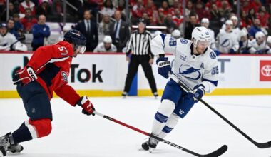 Hagel scores twice as Lightning hold on to top Capitals 5-3 | Sports
