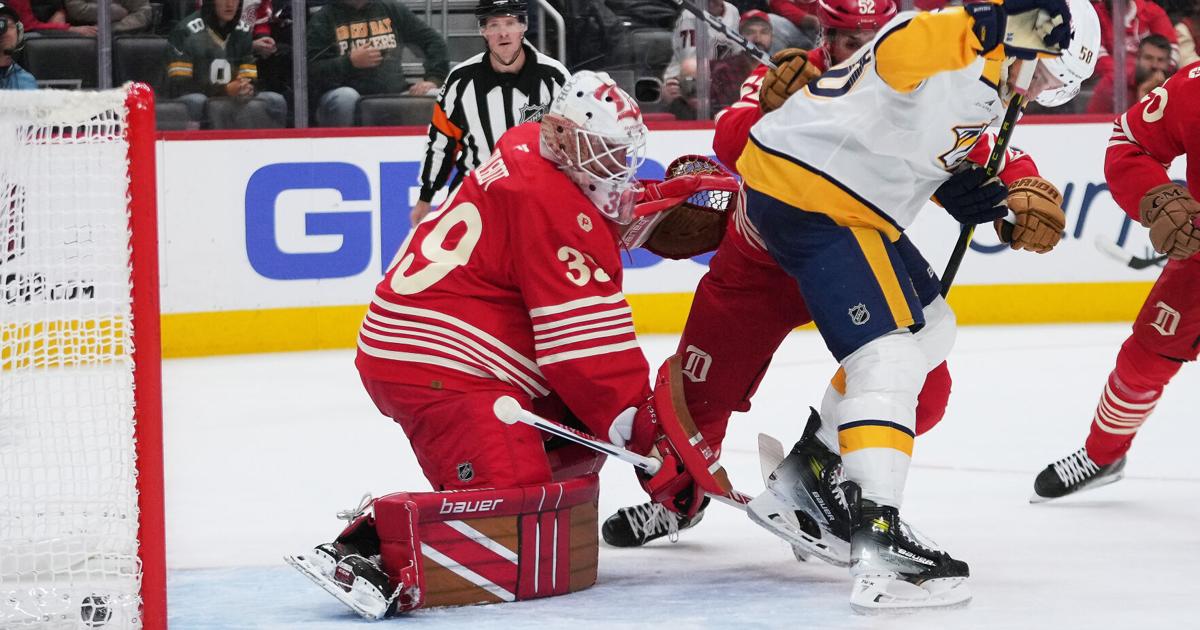 Predators score 5 in the 3rd period to end a 3-game slide with 6-3 win over Red Wings | Sports