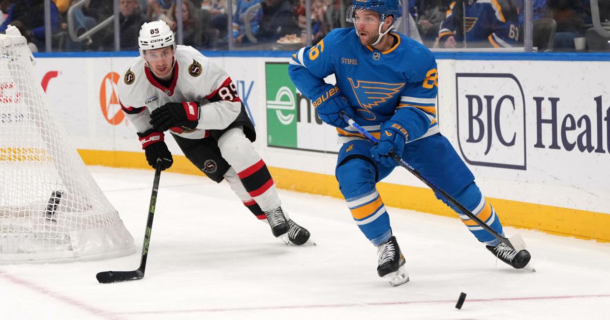 Holloway scores, Hofer makes 17 saves in the Blues' 1-0 win over the Mammoth | National