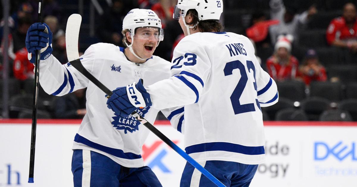 Jakob Chychrun scores as the Capitals rally past the Maple Leafs 4-2 | Sports
