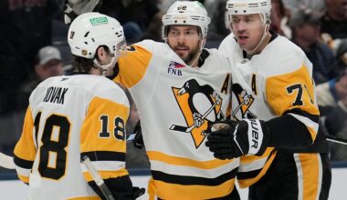 Letang scores in OT, Crosby nets 2 as Penguins beat Blue Jackets 4-3 | Associated Press