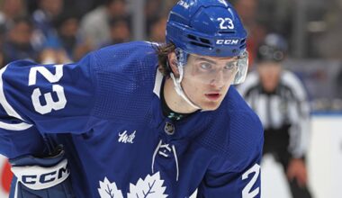 Matthew Knies to miss Tuesday’s game for Toronto Maple Leafs with lower-body injury