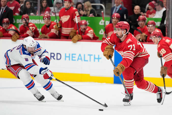 Detroit Red Wings fall 4-1 to Rangers as Todd McLellan cites mental lapses and ‘upside down’ power play