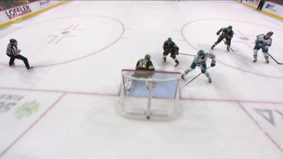 Graf scores in OT as Sharks come back to beat Wild 2-1