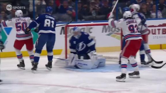 Cuylle, Trocheck score two each as Rangers beat Lightning 7-3