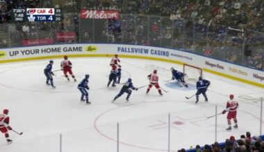 Hall, Stankoven score in 3rd period to rally Hurricanes to 5-4 win over Maple Leafs