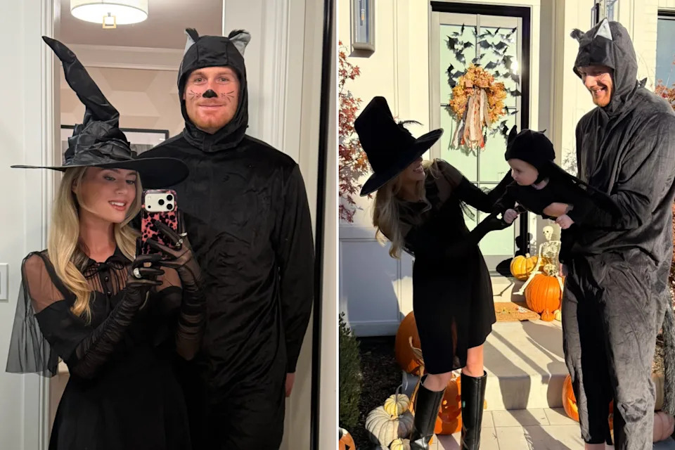 Crouse family Halloween 2025. (Photos: X and Instagram)