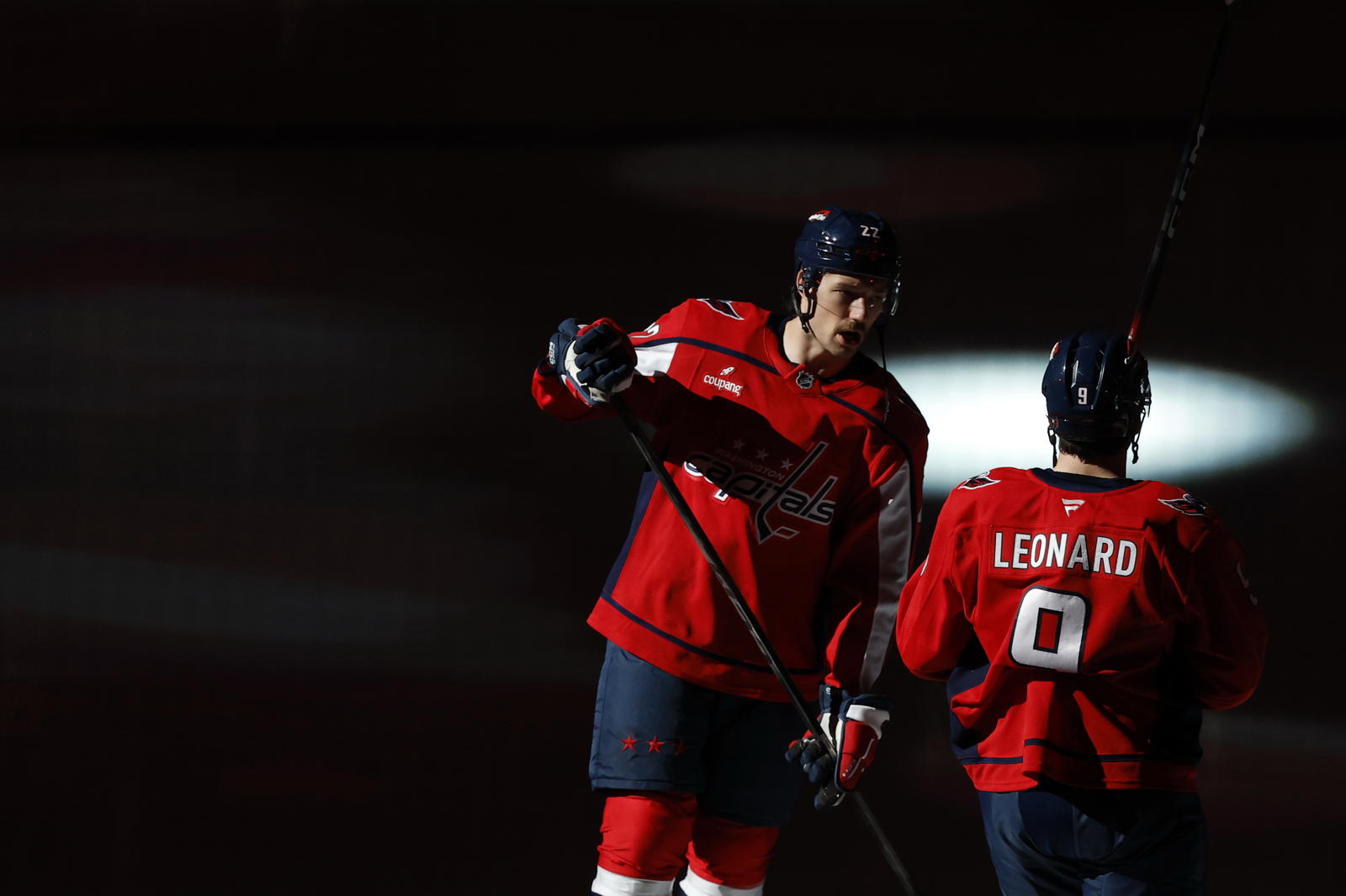 Brandon Duhaime has been one of Ryan Leonard's go-to resources. (Geoff Burke — Imagn Images)