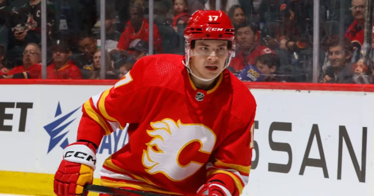 Sharangovich a healthy scratch again as Calgary Flames host San Jose Sharks