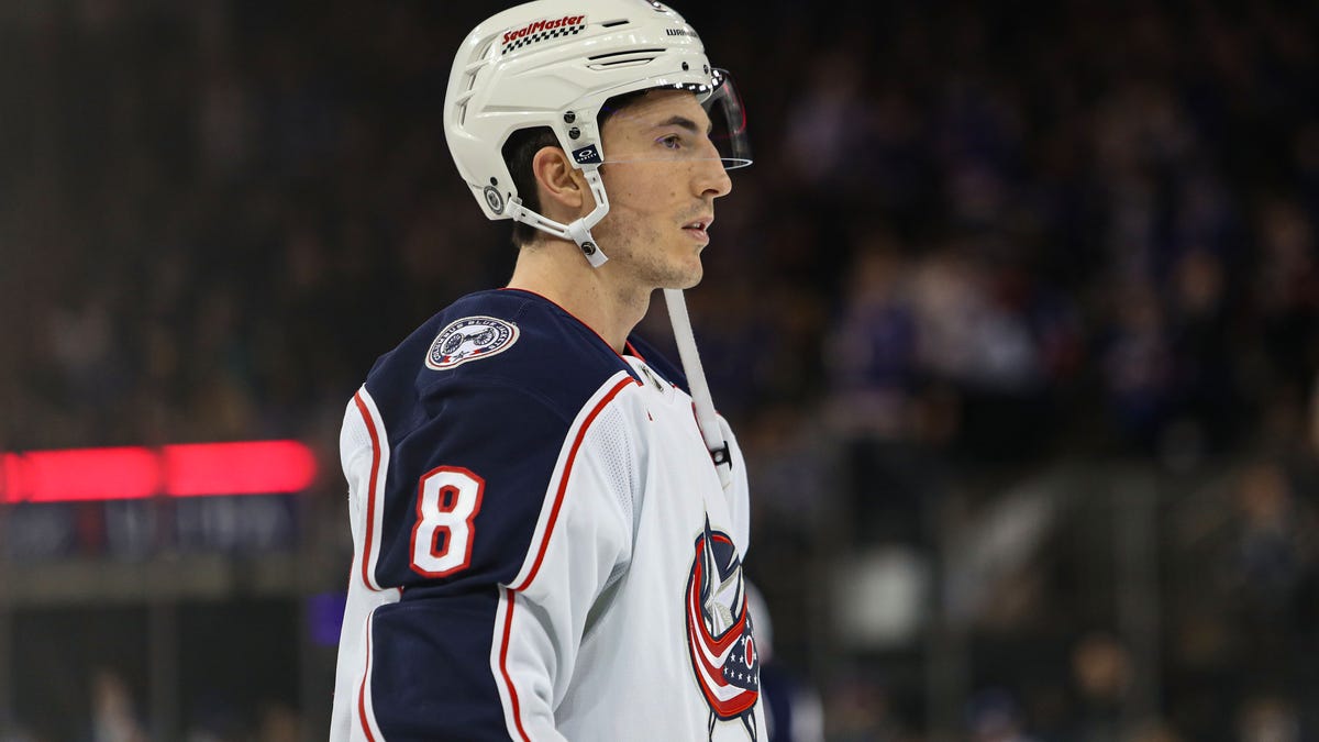 Zach Werenski, potential USA defenseman, leaves game with injury