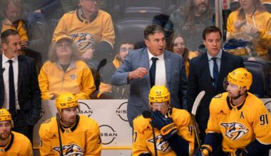 Andrew Brunette at a loss after Nashville Predators fall to Dallas Stars