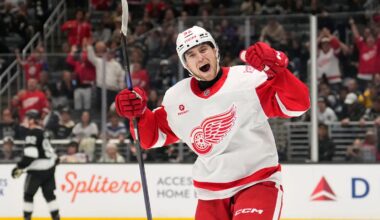 Alex DeBrincat, Marco Kasper find their groove as Detroit Red Wings go on the road