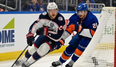 Columbus Blue Jackets' collapse against New York Islanders deals Merzlikins a bitter loss