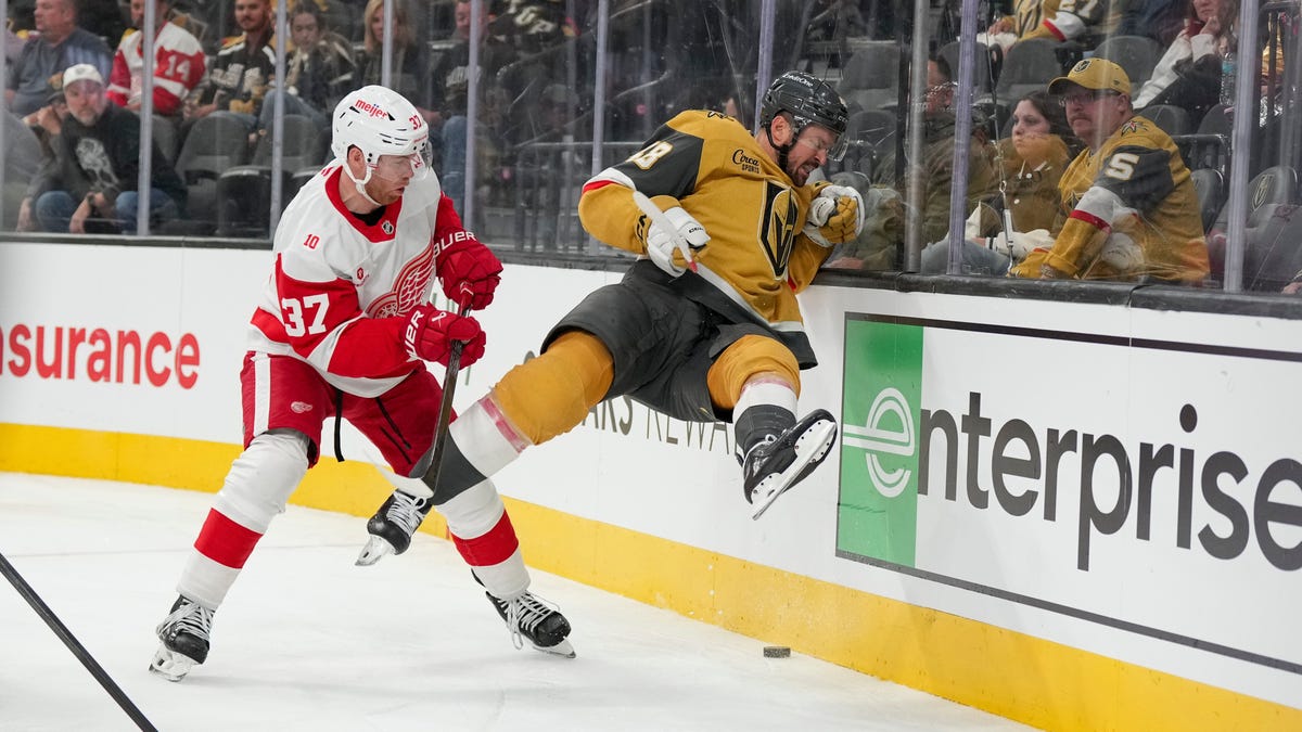 Red Wings end road trip with 1-0 loss in Vegas