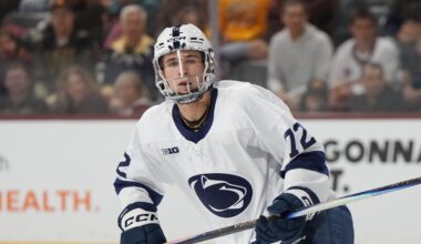 No. 1 Spartans face No. 1 NHL prospect McKenna, Nittany Lions